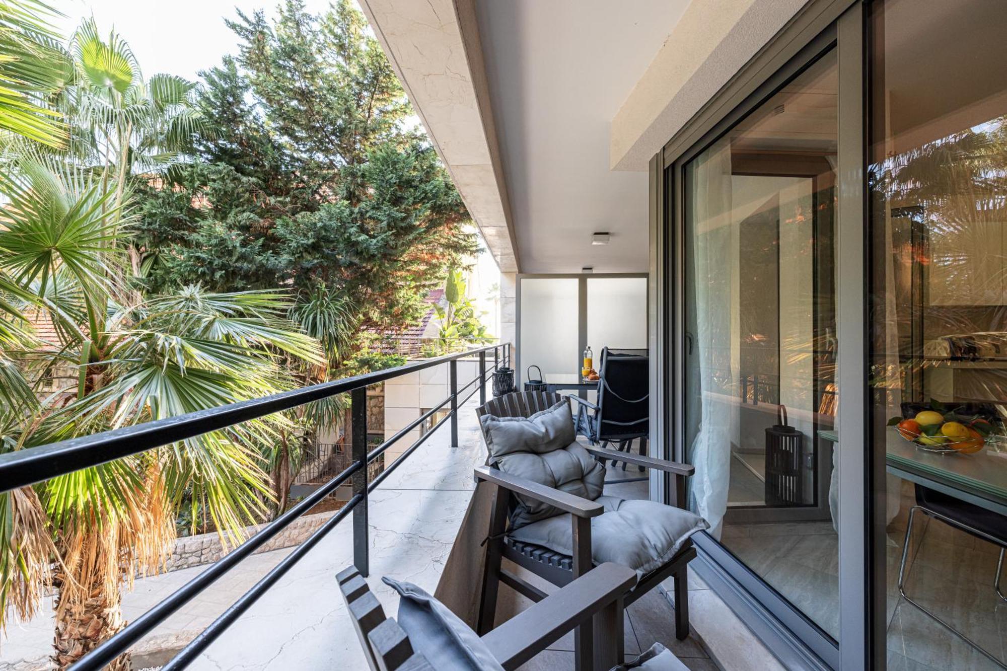 Studio Centre Terrasse Climatisation 50M Plage Menton Exteriér fotografie