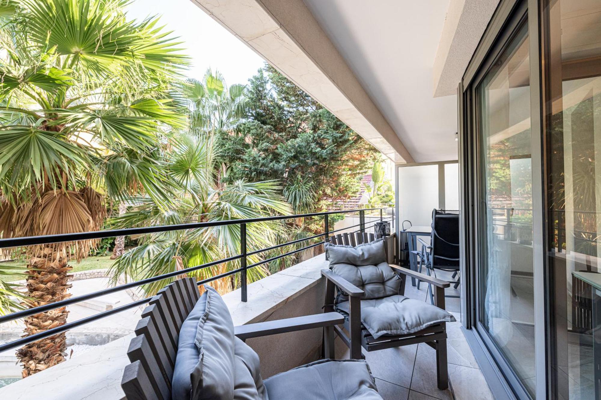Studio Centre Terrasse Climatisation 50M Plage Menton Exteriér fotografie
