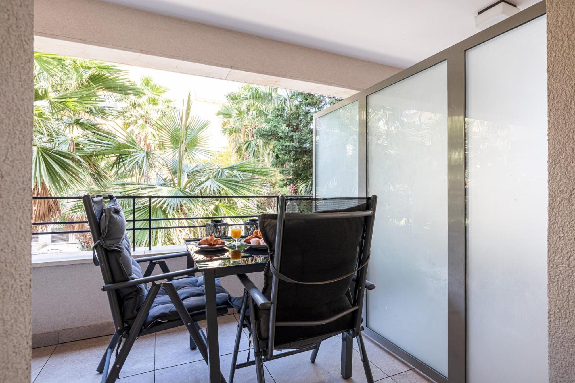 Studio Centre Terrasse Climatisation 50M Plage Menton Exteriér fotografie