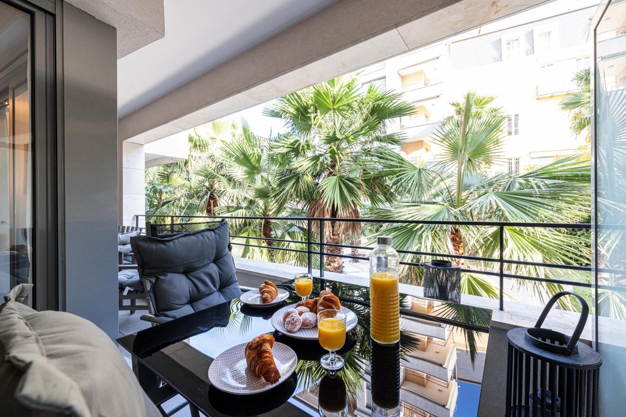 Studio Centre Terrasse Climatisation 50M Plage Menton Exteriér fotografie