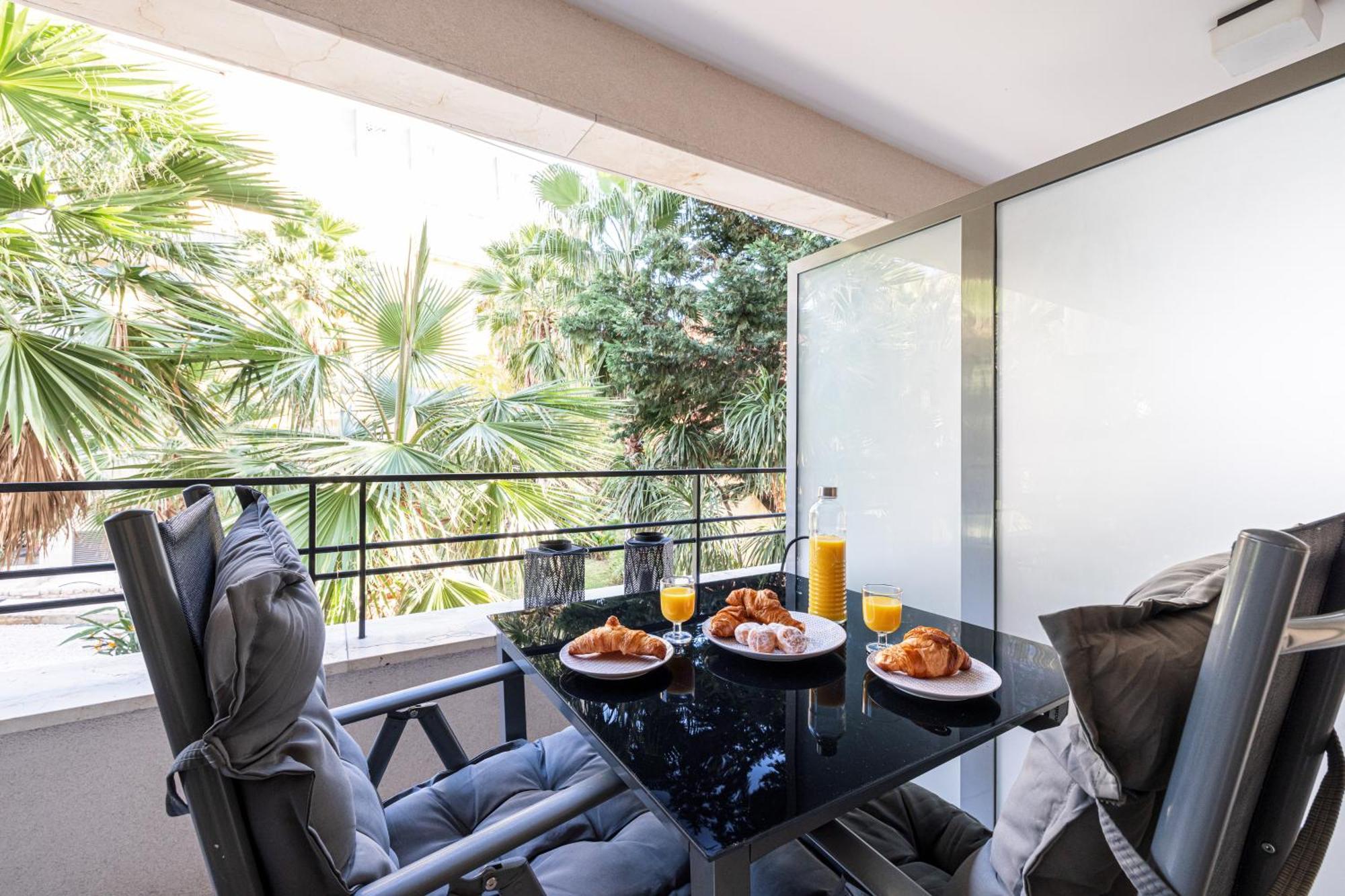 Studio Centre Terrasse Climatisation 50M Plage Menton Exteriér fotografie