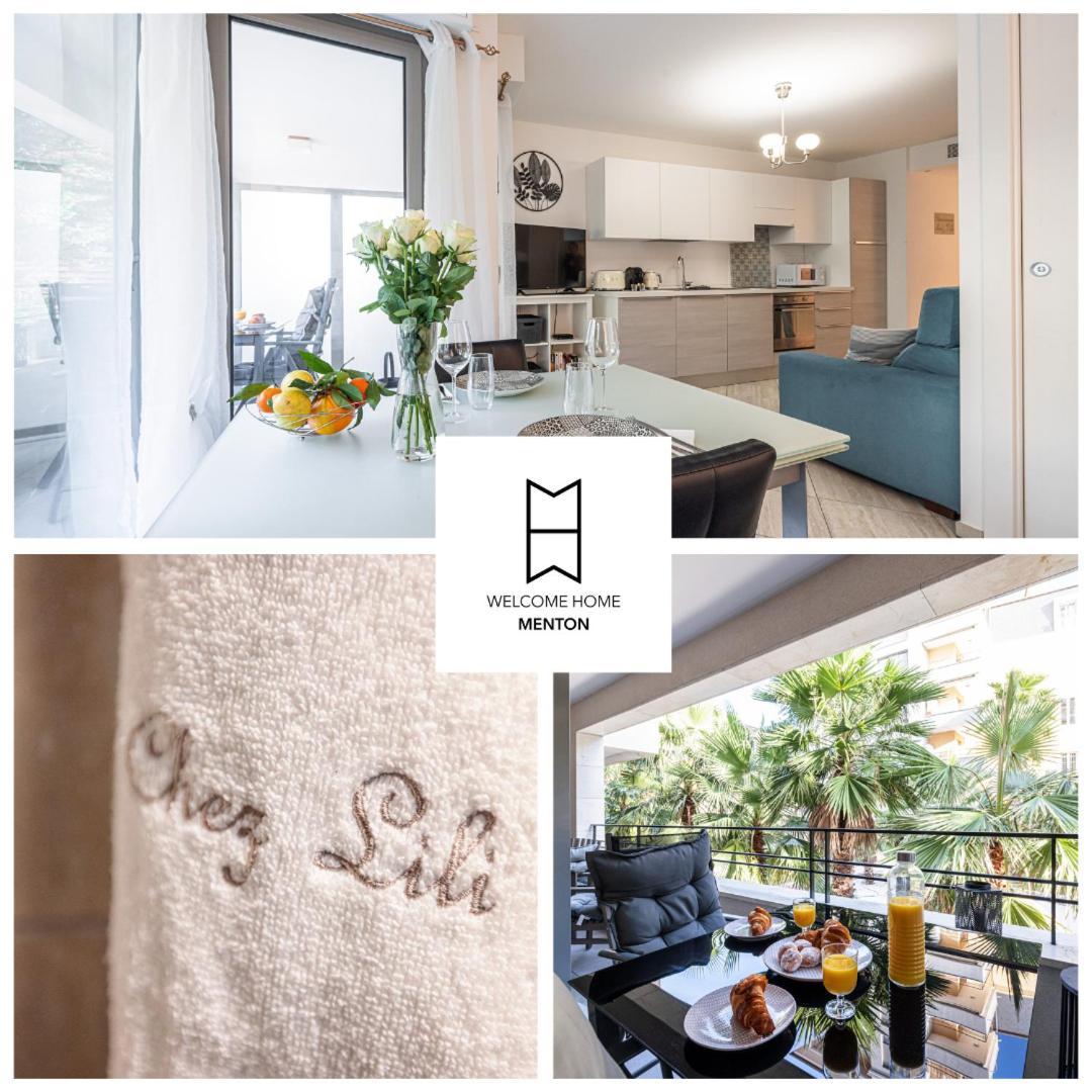 Studio Centre Terrasse Climatisation 50M Plage Menton Exteriér fotografie